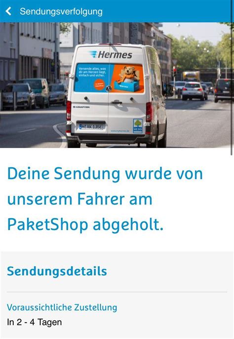 hermes abholung samstag|hermes sendung abgeholt.